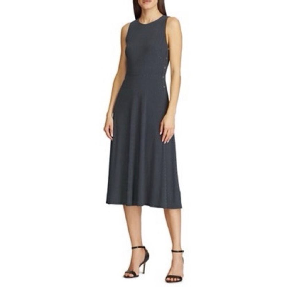 Lauren Ralph Lauren Dark Gray Sleeveless Dress